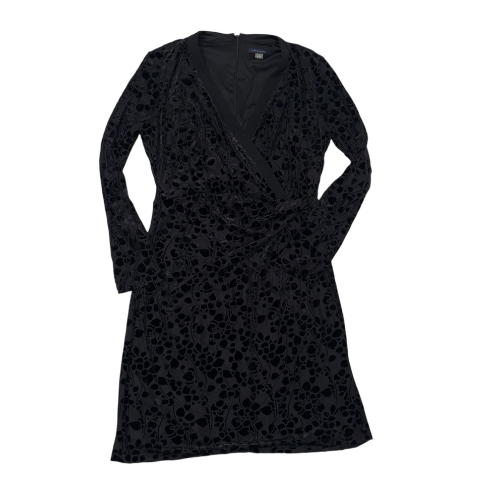 Tommy Hilfiger Women's Sheath Knit Long Sleeve Surplus Neckline Dress Sz 12 - Picture 7 of 10
